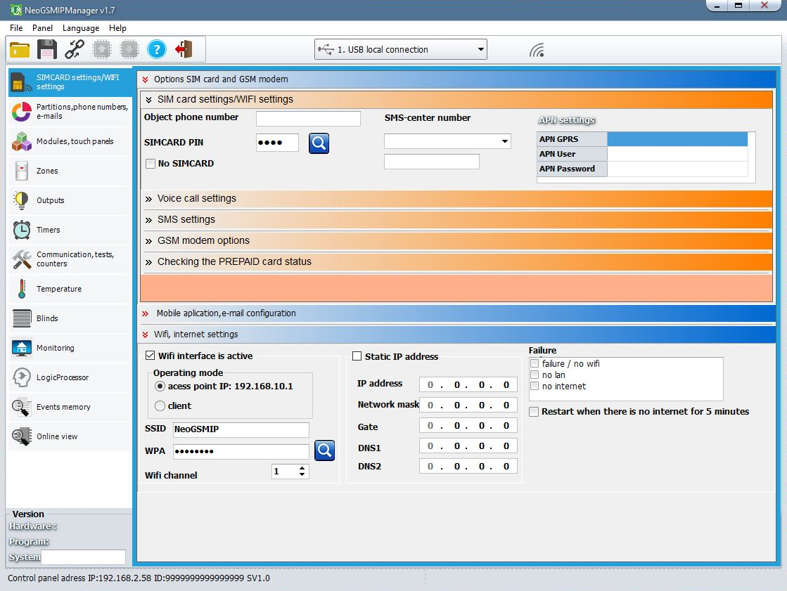 NeoGSM IP Manager - Ropam Elektronik